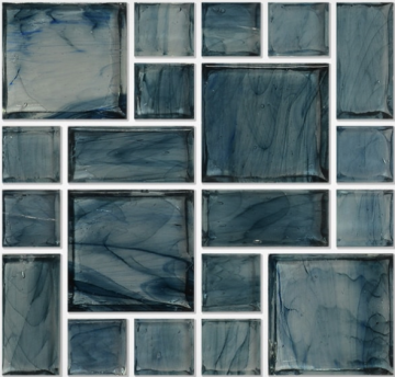 Aquabella Fjord Majestic Pattern Glass Tile